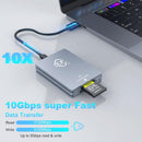 NÖRDIC Dual-Slot CFexpress Type A and SD Card Reader, USB 3.2 Gen 2 10Gbps Windows/Mac/Linux/Android
