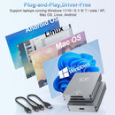 NÖRDIC Dual-Slot CFexpress Type A and SD Card Reader, USB 3.2 Gen 2 10Gbps Windows/Mac/Linux/Android