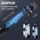 NÖRDIC Endoscope Camera for Mobile Phone with Light, 1080P HD, 8 LED Lights, Waterproof IP67, No WiFi Required, Android and iOS
