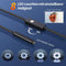 NÖRDIC Endoscope Camera for Mobile Phone with Light, 1080P HD, 8 LED Lights, Waterproof IP67, No WiFi Required, Android and iOS