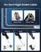 NÖRDIC Endoscope Camera for mobile phone with light, 1080P HD, 8 LED lights, waterproof IP67, no WiFi required, Android and iOS