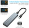 NÖRDIC External storage cabinet M.2 NVMe and SATA SSD for USB-A and USB-C M-Key B-Key and B+M Key UASP 2280 2260 2242 2230