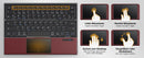 NÖRDIC foldable Bluetooth keyboard with touchpad for iOS, Android, Windows, laptop, PC, tablet and smartphone, US layout