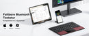 NÖRDIC foldable Bluetooth keyboard with touchpad for iOS, Android, Windows, laptop, PC, tablet and smartphone, US layout