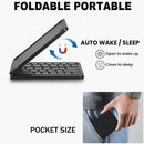 NÖRDIC Foldable Slim Bluetooth Keyboard Pocket Size Compatible with iOS, Android, Windows, for Smartphone, Tablet, iPad, iPhone, Laptop, US Layout
