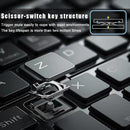 NÖRDIC Foldable Slim Bluetooth Keyboard Pocket Size Compatible with iOS, Android, Windows, for Smartphone, Tablet, iPad, iPhone, Laptop, US Layout