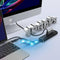 NÖRDIC GEN 3.2 USB-C and USB-A powered Hub 7ports 7x10Gbps 1m cable individual switch