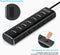 NÖRDIC GEN 3.2 USB-C and USB-A powered Hub 7ports 7x10Gbps 1m cable individual switch