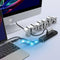 NÖRDIC GEN 3.2 USB-C and USB-A powered Hub 7ports 7x10Gbps 1m cable individual switch