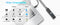 NÖRDIC GEN 3.2 USB-C och USB-A powered Hubb 7ports 3x10Gbps 4x5Gbps 1m kabel individuell switch