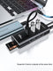 NÖRDIC Gen2 3.2 USB-C 3port Hub 10Gbps 1m cable 3xUSB-A 1xSD 1xTF card reader