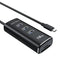 NÖRDIC Gen2 3.2 USB-C 3port Hub 10Gbps 1m cable 3xUSB-A 1xSD 1xTF card reader