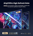 NÖRDIC 8K HDMI 2.1 Splitter 1 to 4 &amp; Extractor Optical SPDIF &amp; Stereo HDR EDID Dolby Atmos, True HD, Digital Plus, DTS-HD Master