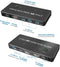 NÖRDIC HDMI 2.1 8K60Hz KVM switch 2 to 1 HDCP2.3 HDR10 with 4xUSB-A output
