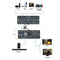 NÖRDIC HDMI 2.1 switch and extractor 8K60Hz 4K120Hz ARC CEC EDID, S/PDIF and AUX extractor