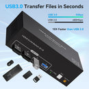 NÖRDIC HDMI 2.1 KVM Switch 2 Computer 3 Monitors 8K60Hz 4K144Hz Triple Monitor 4 USB 3.0 for 2 PC Share 3 Monitors