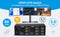NÖRDIC HDMI 2.1 KVM Switch 2 Computer 3 Monitors 8K60Hz 4K144Hz Triple Monitor 4 USB 3.0 for 2 PC Share 3 Monitors