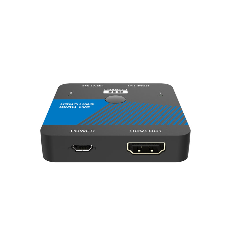 NÖRDIC HDMI 2.1 Switch 2 to 1 8K60Hz 4K120Hz CEC HDR Dolby Atmos, True HD, Digital Plus, DTS-HD Master