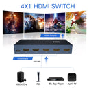 NÖRDIC HDMI 2.1 switch 4 to 1 - 8K60Hz 4K120Hz HDR Dolby Atmos