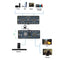 NÖRDIC HDMI 2.1 switch and extractor 8K60Hz 4K120Hz ARC EDID, S/PDIF and AUX extractor