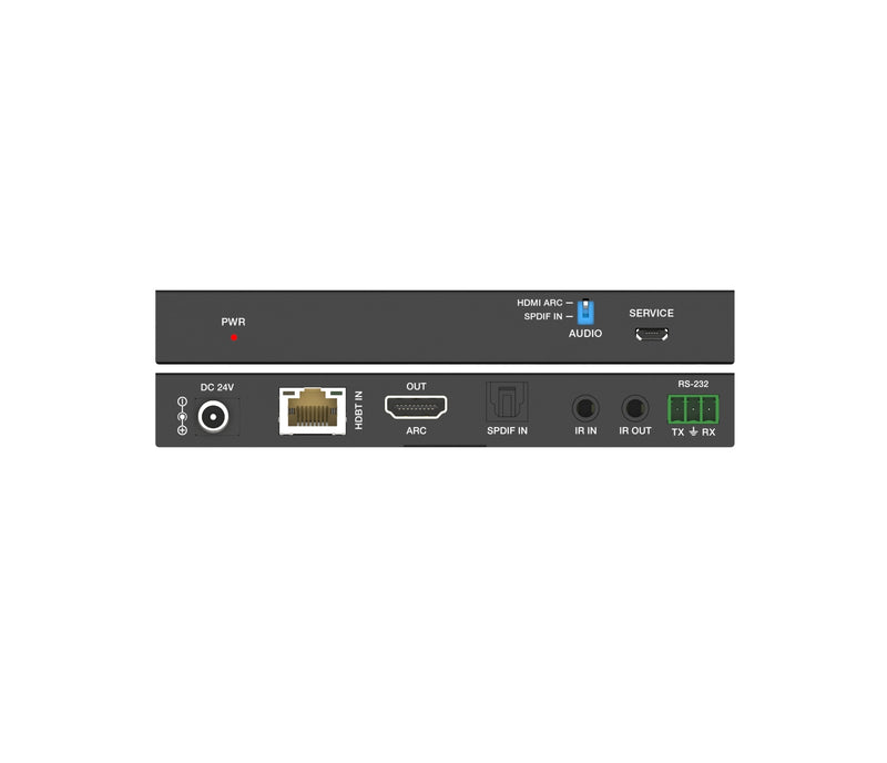NÖRDIC HDMI 4K60 HDBaseT extender with Toslink and ARC 70m CAT6