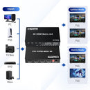 NÖRDIC HDMI 4K 60Hz Matrix Switch 4x2 3D Video Toslink Stereo EDID