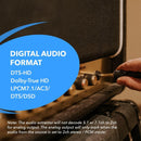 NÖRDIC 8K HDMI 2.1 eARC/ARC Switch and Extractor 4 to 1 Optical SPDIF &amp; Stereo CEC HDR Dolby Atmos, True HD, Digital Plus, DTS-HD Master