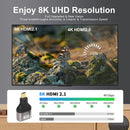 NÖRDIC HDMI 8K Adapter HDMI female to Micro HDMI male