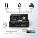 NÖRDIC HDMI ARC/eARC Extractor SPDIF, Coaxial, 3.5 mm