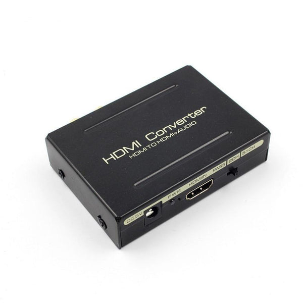 NÖRDIC HDMI Audio Extractor 1xHDMI input to 1xHDMI 4K at 30 Hz, 1xToslink and 2xRCA output