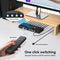 NÖRDIC HDMI KVM Switch 4 Computers 1 Monitor 8K 60Hz 4K 144/120Hz 4xUSB Devices