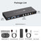 NÖRDIC HDMI KVM Switch 4 Computers 1 Monitor 8K 60Hz 4K 144/120Hz 4xUSB Devices
