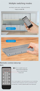NÖRDIC HDMI Matrix 4x4 switch 4K 60Hz with audio transmission