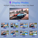NÖRDIC HDMI Multi-Viewer 6 in 1 Out Seamless Switcher 1080P HDMI HUB Switcher for Multiple Inputs, Splitter for Multiple Monitors