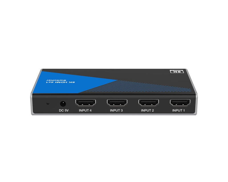 NÖRDIC HDMI 2.1 Switch 4 to 1 8K60Hz 4K120Hz CEC HDR Dolby Atmos, True HD, Digital Plus, DTS-HD Master