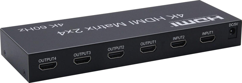 NÖRDIC HDMI Switch 2 to 4 with Audio Extractor, 4Kx2K in 60Hz, HDCP 2.2