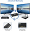 NÖRDIC HDMI Switch 2xPC to 4x monitors 4K30Hz UHD CEC 3D HDCP1.4 for PC, PS5, Xbox and laptop
