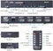 NÖRDIC HDMI Switch 4 to 1 with 7.1 audio extractor ARC SPDIF stereo 3.5mm audio 4K60hz HDCP2.2 3D HDR10 18Gbps