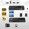 NÖRDIC HDMI Switch 4 to 2 with audio extractor and ARC, in 4Kx2K 60Hz, HDCP 2.2, 5.1 surround, Metal