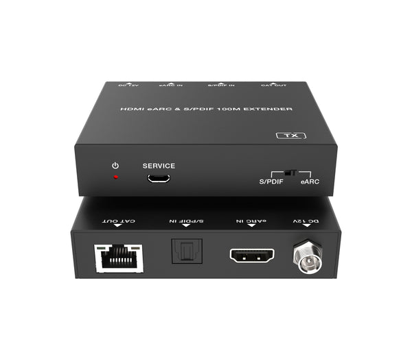 NÖRDIC HDMI eARC SPDIF Audio extender over CAT6 cable 100m