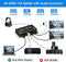 NÖRDIC HDMI splitter 1 to 2 with Audio Extractor 4K60Hz HDCP2.3 HDR10 Toslink SPDIF + Coaxial + 3.5mm audio