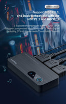 NÖRDIC HDMI switch 2 to 1 8K60Hz 4K120Hz 48Gbps HDR HDCP2.3 Surround 7.1 CEC