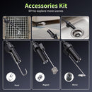 NÖRDIC Industrial Endoscope Camera with 8 LED Lights 1080P 4.3-inch IPS Screen, IP67 Waterproof Cable 5m 8mm
