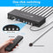 NÖRDIC KVM 4x2 HDMI 2.1 Switch 4PC to Dual Monitor HDMI 8K60Hz with 1x3.5mm and 4xUSB-A