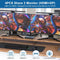 NÖRDIC KVM 4x2 Switch 4PC to Dual Monitor HDMI & DP 4K60Hz with 2x3.5mm and 3xUSB-A