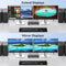 NÖRDIC KVM 4x2 Switch 4PC to Dual Monitor HDMI & DP 8K60Hz with 1x3.5mm and 4xUSB-A