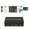 NÖRDIC KVM Switch 2 to 1 HDMI 2.0 4K60Hz for PC, Xbox, PS5 and laptop with 4xUSB ports