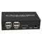 NÖRDIC KVM Switch 2 to 1 HDMI 2.0 4K60Hz for PC, Xbox, PS5 and laptop with 4xUSB ports