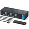 NÖRDIC KVM Switch 3 to 3, 4xUSB3.0 2xDP 1xHDMI 8K30Hz with wireless control