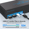NÖRDIC KVM Switch 3 to 3, 4xUSB3.0 2xDP 1xHDMI 8K30Hz with wireless control